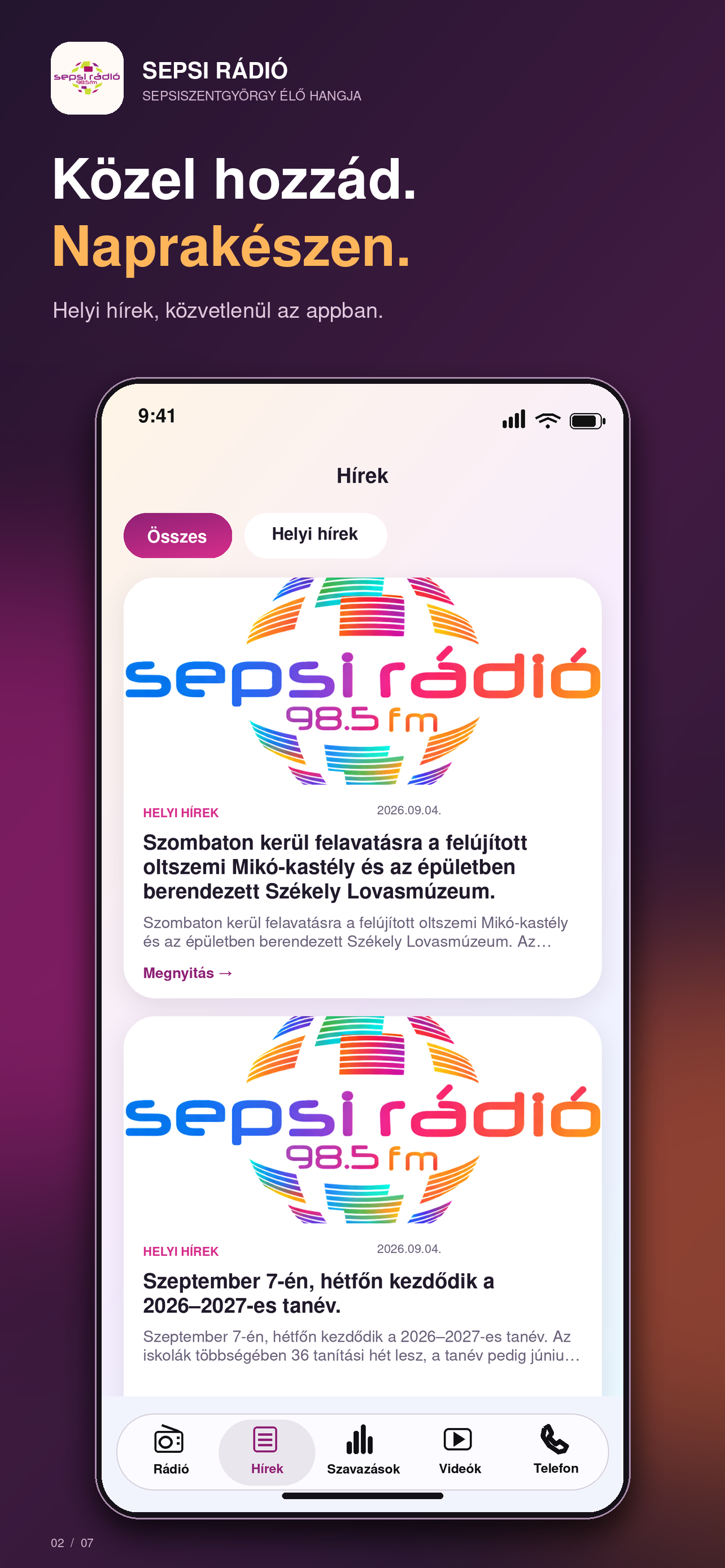Helyi hírek