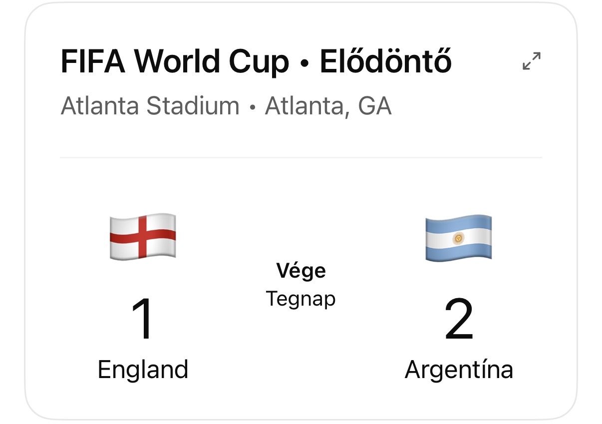 Argentína drámai hajrával búcsúztatta Angliát, Messiék ismét világbajnoki döntőben